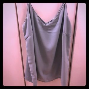 Spaghetti tank top - sage color